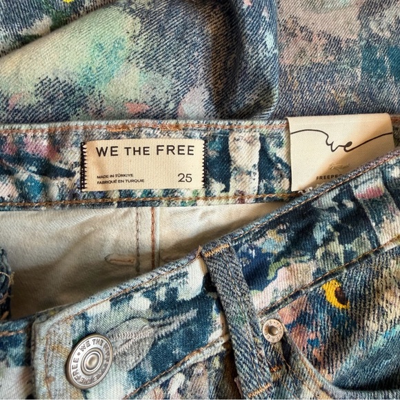 NWT Free People We The Free Tennessee Low-Rise Illusions Jeans - Picture 13 of 14